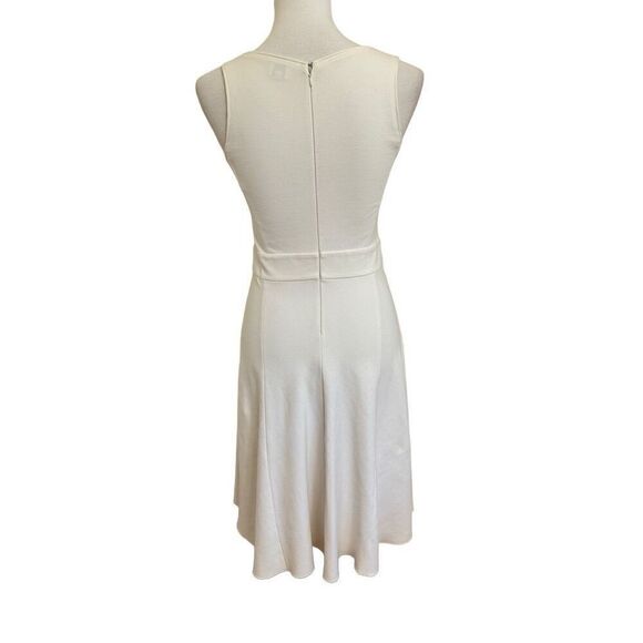 Armani Collezioni Cream Sleeveless Dress Fit & Flare - Picture 2 of 5